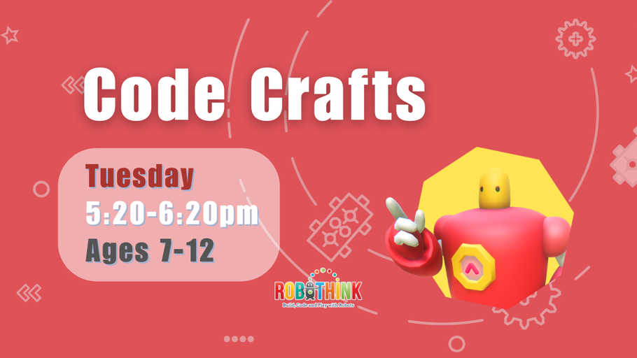 Code Crafts (Ages 7-12) (2026-03-03 - 2026-04-28)